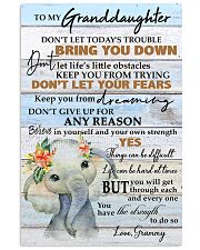 DON'T LET YOUR FEARS - BEST GIFT FOR GRANDDAUGHTER 11x17 Poster front