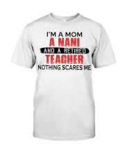 NOTHING SCARES ME - PERFECT GIFT FOR TEACHER Premium Fit Mens Tee tile