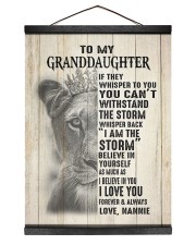 I AM THE STORM - GREAT GIFT FOR GRANDDAUGHTER Hanging Canvas tile