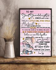 I LOVE YOU - SPECIAL GIFT FOR GREAT GRANDDAUGHTER 11x17 Poster lifestyle-poster-3