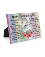 ONCE UPON A TIME - SPECIAL GIFT FOR GRANDDAUGHTER Easel-Back Gallery Wrapped Canvas tile