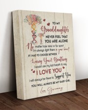 NEVER FEEL YOU ARE ALONE - GIFT FOR GRANDDAUGHTER 11x14 Gallery Wrapped Canvas Prints aos-canvas-pgw-11x14-lifestyle-front-17