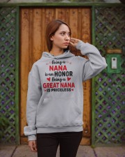 Being A Nana Is An Honor - Perfect Gift For Nana Hooded Sweatshirt apparel-hooded-sweatshirt-lifestyle-02