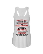 GRUMPY OLD NURSE GRANDMA - GIFT FOR GRANDDAUGHTER Ladies Flowy Tank tile