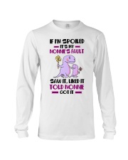 IF I'M SPOILED - NONNIE TO GRANDCHILDREN Long Sleeve Tee tile