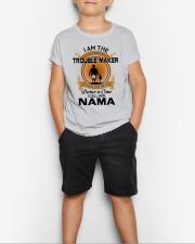 I Am The Luckiest - Best Gift For Grandson From Nama Youth T-Shirt lifestyle-youth-tshirt-front-1