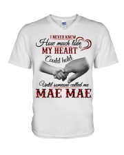 MY HEART - LOVELY GIFT FOR MAE MAE V-Neck T-Shirt tile