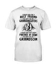 I ASKED GOD FOR A BEST FRIEND - GREAT GIFT FOR GRANDMA Classic T-Shirt tile