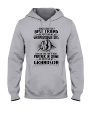 I ASKED GOD FOR A BEST FRIEND - GREAT GIFT FOR GRANDMA Hooded Sweatshirt front