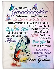 I LOVE YOU - GRANDDAUGHTER GIFT WITH BUTTERFLY Fleece Blanket tile