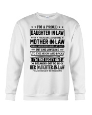 I'M A PROUD DAUGHTER-IN-LAW Crewneck Sweatshirt tile