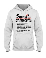 5 THINGS YOU SHOULD KNOW ABOUT MY GRANDMA Hooded Sweatshirt tile