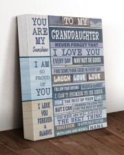 BELIEVE IN YOURSELF - BEST GIFT FOR GRANDDAUGHTER 11x14 Gallery Wrapped Canvas Prints aos-canvas-pgw-11x14-lifestyle-front-17
