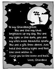 THE RAY BRIGHTENS UP MY DAY GIFT FOR GRANDDAUGHTER Small Fleece Blanket - 30" x 40" front