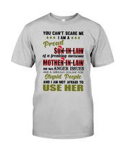 I AM A PROUD SON-IN-LAW OF A FREAKING AWESOME MOTHER-IN-LAW Classic T-Shirt front