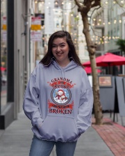 GRANDMA AND GRANDSON A BOND THAT CAN'T ME BROKEN Hooded Sweatshirt lifestyle-unisex-hoodie-front-2