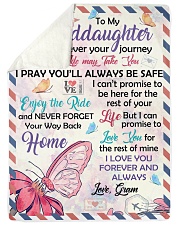 YOUR WAY BACK HOME - TO GRANDDAUGHTER FROM GRAM Sherpa Fleece Blanket tile