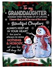 Keep Me In Your Heart - Lovely Gift For Granddaughter Small Fleece Blanket - 30" x 40" front