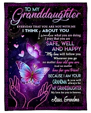 MY LOVE WILL FOLLOW YOU - GIFT FOR GRANDDAUGHTER Small Fleece Blanket - 30" x 40" front