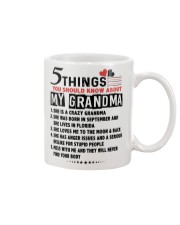5 THINGS YOU SHOULD KNOW ABOUT MY GRANDMA Mug tile