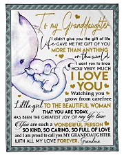 I LOVE YOU - GRANDMA TO GRANDDAUGHTER Small Fleece Blanket - 30" x 40" front