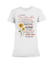 YOU ARE MY SUNSHINE - BEST GIFT FOR GRANDDAUGHTER Premium Fit Ladies Tee tile