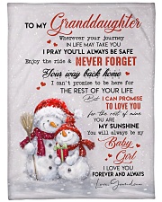 I LOVE YOU - AMAZING GIFT FOR GRANDDAUGHTER Fleece Blanket tile