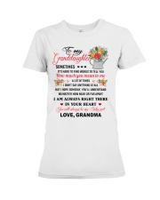 YOU MEAN TO ME - BEST GIFT FOR GRANDDAUGHTER Premium Fit Ladies Tee tile