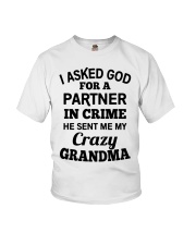 Partner In Crime - Best Gift For Grandchild Youth T-Shirt front