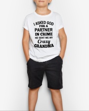Partner In Crime - Best Gift For Grandchild Youth T-Shirt lifestyle-youth-tshirt-front-1
