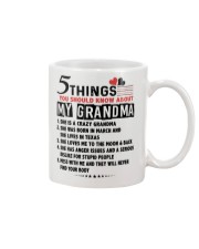 5 THINGS YOU SHOULD KNOW ABOUT MY GRANDMA Mug tile