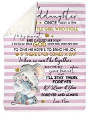 MY HEART - NAN TO GRANDDAUGHTER Sherpa Fleece Blanket tile