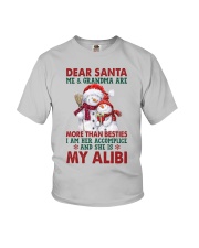 SHE IS MY ALIBI - AMAZING GIFT FOR GRANDSON Youth T-Shirt front