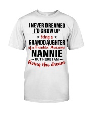 LIVING THE DREAM - BEST GIFT FOR GRANDDAUGHTER Premium Fit Mens Tee tile