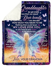 MY LITTLE GIRL - GRANDMA TO GRANDDAUGHTER Large Sherpa Fleece Blanket - 60" x 80" thumbnail