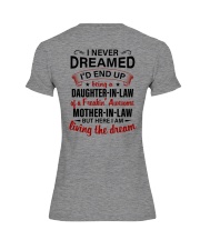LIVING THE DREAM - LOVELY GIFT FOR DAUGHTER-IN-LAW Premium Fit Ladies Tee tile