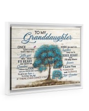 ONCE UPON A TIME - LOVELY GIFT FOR GRANDDAUGHTER Floating Framed Canvas Prints White tile
