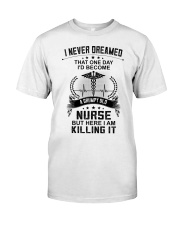 I NEVER DREAMED - A GRUMPY OLD NURSE Premium Fit Mens Tee tile