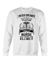 I NEVER DREAMED - A GRUMPY OLD NURSE Crewneck Sweatshirt tile