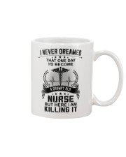I NEVER DREAMED - A GRUMPY OLD NURSE Mug tile
