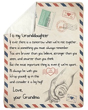 ALWAYS BE WITH YOU - BEST GIFT FOR GRANDDAUGHTER Sherpa Fleece Blanket tile