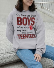 He Calls Me Teenteen - Perfect Gift For Teenteen Hooded Sweatshirt apparel-hooded-sweatshirt-lifestyle-front-101