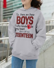 He Calls Me Teenteen - Perfect Gift For Teenteen Hooded Sweatshirt apparel-hooded-sweatshirt-lifestyle-front-104