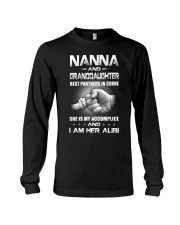 NANNA AND GRANDDAUGHTER - BEST PARTNERS IN CRIME Long Sleeve Tee tile