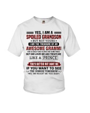 YES I AM A SPOILED GRANDSON Youth T-Shirt tile