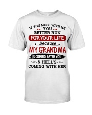If You Mess With Me - Best Gift For Grandchild Premium Fit Mens Tee tile