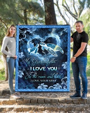I LOVE YOU - BEST GIFT FOR GRANDDAUGHTER Quilt 50"x60" - Throw aos-quilt-50x60-lifestyle-front-04