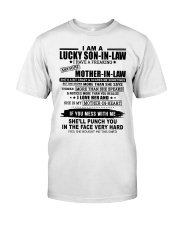 SCARES ME SOMETIMES - LOVELY GIFT FOR SON-IN-LAW Premium Fit Mens Tee tile