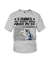 5 Things You Should Know About My GG - Best Gift For Grandkids Youth T-Shirt front