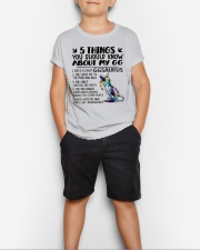 5 Things You Should Know About My GG - Best Gift For Grandkids Youth T-Shirt lifestyle-youth-tshirt-front-1